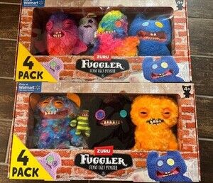 Fuggler multipack Walmart Exclusive ZURU FUGGLER 4 PACK Plush Toy versions A+B